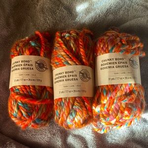 Lot of Colorful Loops & Threads Chunky Boho Yarn